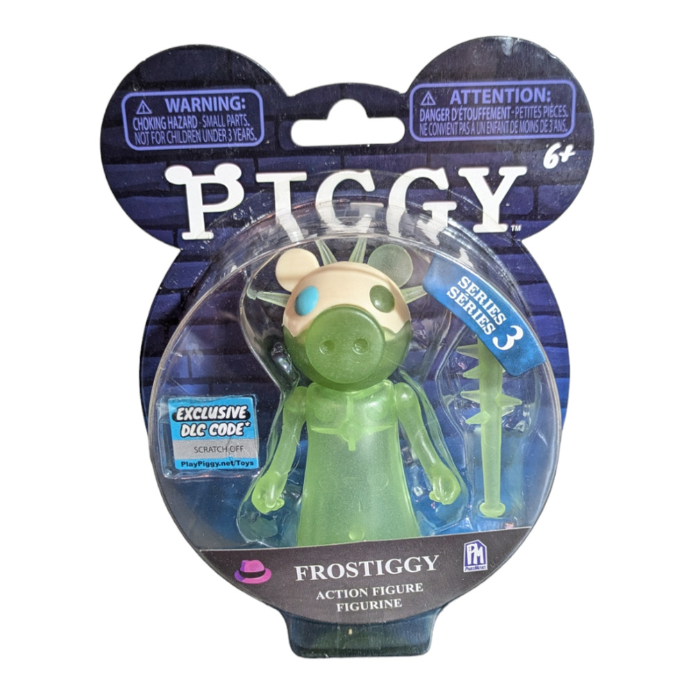 ROBLOX - PIGGY ACTION FIGURE - FROSTIGGY - New in Package - Glow in Dark